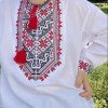 Вишиванка на хлопчика Максим з червоно-чорною вишивкою 