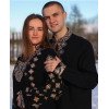Вышиванки парные Орнамент в черном цвете с вышивкой орнаментом