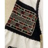 Вышиванка женская с поясом украшена вышивкой