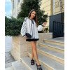 Белая нежная вышиванка с цветочной вышивкой